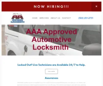 AAexpresslocksmith.com(AA Express Locksmith) Screenshot