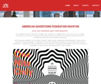 AAF-Houston.net(The American Advertising Federation) Screenshot