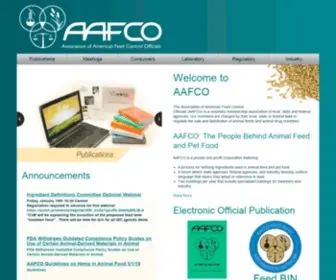 AAfco.org(Aafco is an organization) Screenshot