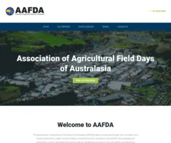 AAfda.com.au(The Association of Agricultural Field Days of Australasia) Screenshot