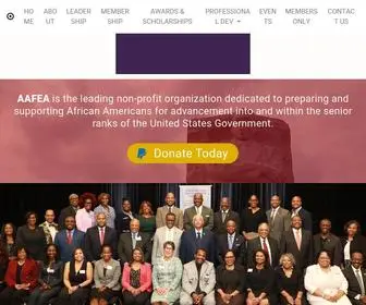 AAfea.org(African American Federal Executive Association) Screenshot