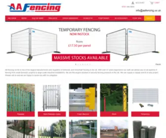 AAfencing.co.uk(Security Fencing) Screenshot