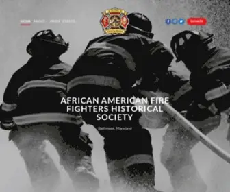 AAFFHS.org(African American Firefighters Historical Society) Screenshot