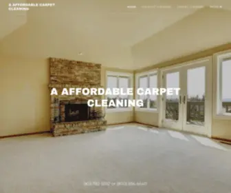 AAffordablecarpetcleaning.com(A Affordable Carpet Cleaning) Screenshot