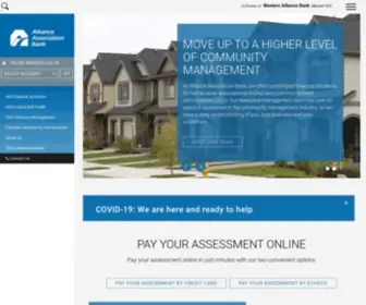 AAfin.com(Homeowners Association (HOA) and Common Interest Community (CIC) management banking) Screenshot