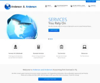 AAfinance.net(Take a look at our Home page. Anderson and Anderson) Screenshot