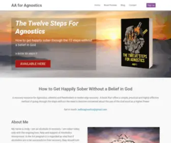 AAforagnostics.com(AA for Agnostics) Screenshot