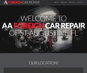 AAforeigncarrepair.com(AA Foreign Car Repair) Screenshot