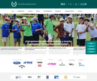 AAG.com.ar(Asociación Argentina de Golf) Screenshot