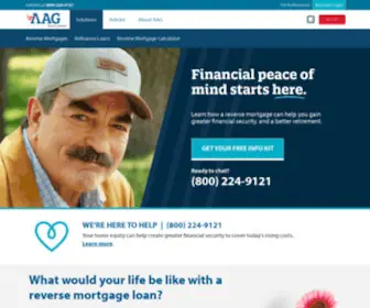AAG.com(American Advisors Group) Screenshot