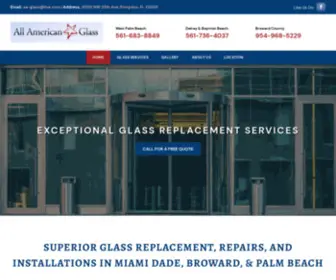 AAglassfl.com(Glass Replacements) Screenshot