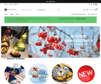 AAglassstudio.com(Stained Glass Patterns & Suncatchers) Screenshot
