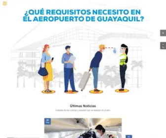 AAG.org.ec(Aeropuerto de Guayaquil) Screenshot