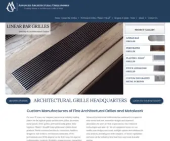 AAgrilles.com(AAGAdvanced Architectural Grilleworks) Screenshot