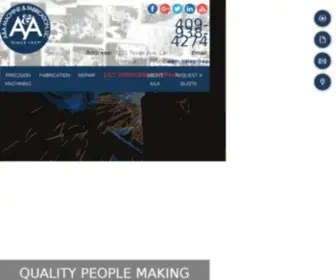 AAgroup.com(A & A Machine & Fabrication LLC) Screenshot