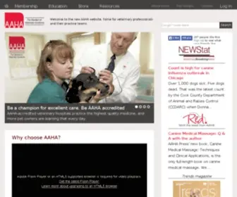 AAhanet.org(AAHA Home) Screenshot