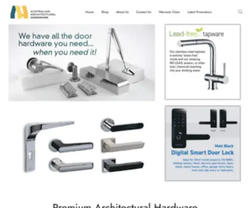 AAhardware.com.au(All Architectural Hardware) Screenshot
