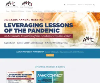 AAhci.org(Association of Academic Health Centers) Screenshot