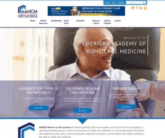 AAHCM.org(American Academy of Home Care Medicine) Screenshot
