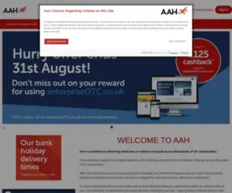 AAH.co.uk(AAH Pharmaceuticals Ltd) Screenshot