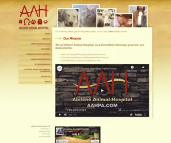 AAhpa.com(Abilene Animal Hospital) Screenshot