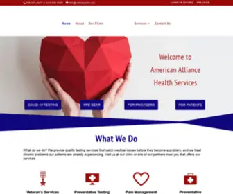 AAhshealth.com(AAHS Health) Screenshot