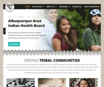 AAihb.org(Albuquerque Area Indian Health Board) Screenshot