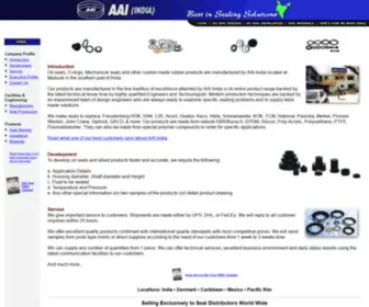 AAiindia.com(Oil Seals) Screenshot