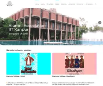 AAiitkblr.in(Alumni Association IIT Kanpur) Screenshot