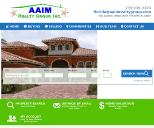 AAimrealtygroup.com(Aaim Realty Group) Screenshot