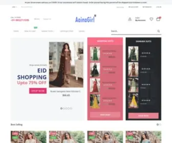 AAinagirl.com(Indian Dresses) Screenshot