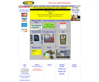 AAinstantsign.com(Magnetic signs) Screenshot