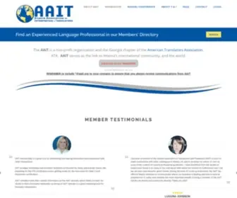 AAit.org(Atlanta Association of Interpreters and Translators) Screenshot