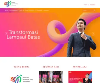 AAji.or.id(Asosiasi Asuransi Jiwa Indonesia (AAJI)) Screenshot