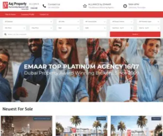 AAjproperty.com(EMAAR TOP PLATINUM AGENCY 16/17) Screenshot