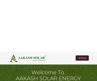 AAkashsolar.com(Solar Panels & Systems in Hyderabad) Screenshot