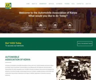 AAkenya.co.ke(AA Kenya) Screenshot