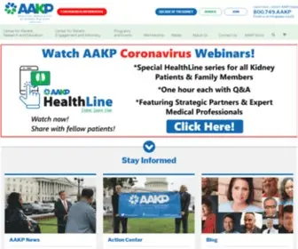 AAKP.org(American Association of Kidney Patients) Screenshot