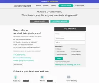 AAkro.com(Aakro Development) Screenshot