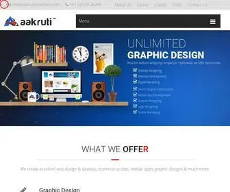 AAkrutisolutions.com(Web development company) Screenshot