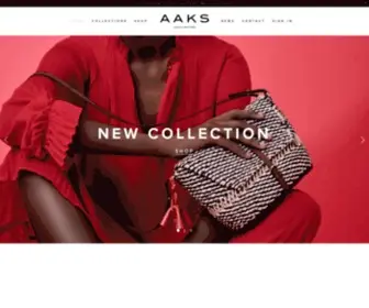 AAksonline.com(The official website for design label A A K S handcrafted) Screenshot