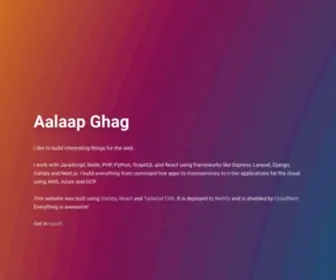 AAlaap.com(Aalaap Ghag) Screenshot