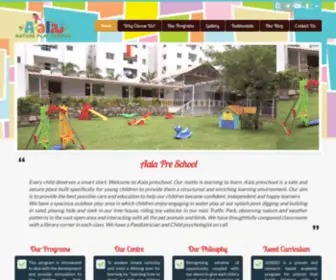 AAlapreschool.com(Top Preschool in Manikonda) Screenshot