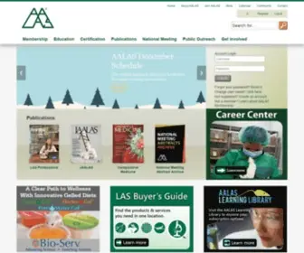 AAlas.org(American Association for Laboratory Animal Science) Screenshot
