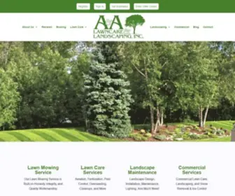 AAlawns.com(A & A Lawn Care & Landscaping) Screenshot