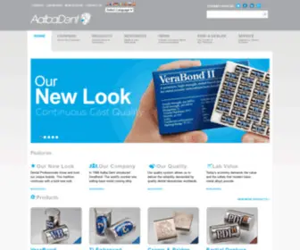 AAlbadent.com(Base Metal Restorative Alloys) Screenshot