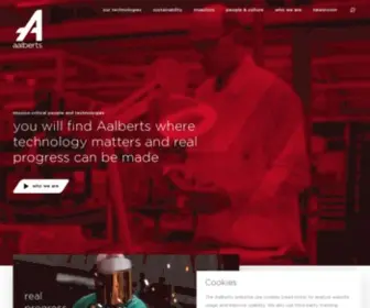 AAlberts.nl(Aalberts Industries N.V) Screenshot