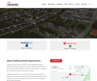 AAlborg-Hotel-Apartments.dk(Møblerede lejligheder i Aalborg) Screenshot