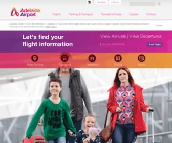 AAL.com.au(Official Adelaide Airport website) Screenshot