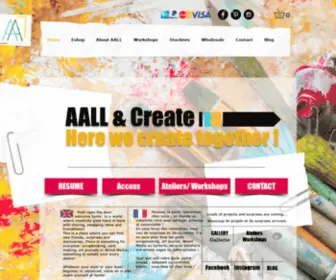 AAllandcreate.com(AALL & Create) Screenshot